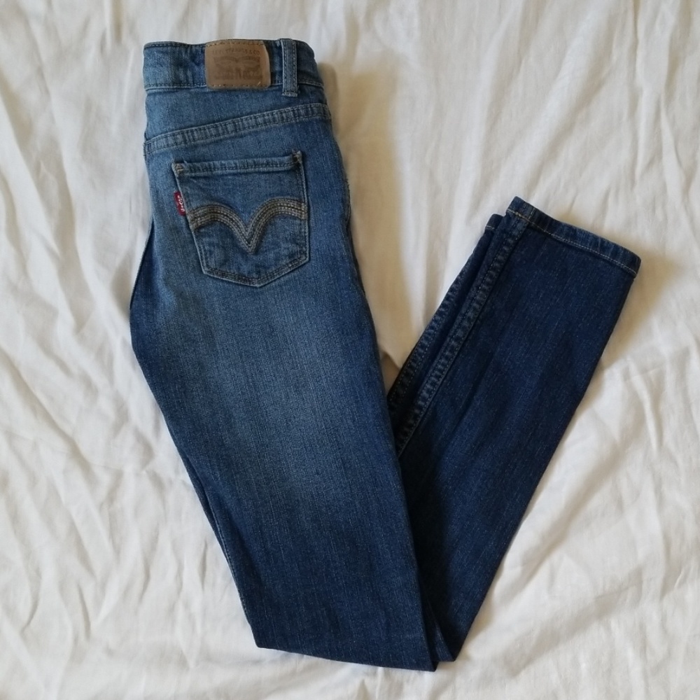 Girls Levi's 12 slim blue Jean